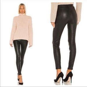 Vince Lambskin Leather Leggings